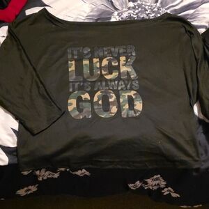 Women's Black Graphic Crop Top